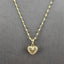 "Amour" Vintage Heart Pendant Necklace