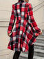 "Heritage" Asymmetric Plaid Shacket