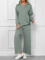 "Abby" Lounge Set – Textured Knit Two-Piece