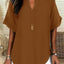"Charlie" V-Neck Tunic Blouse