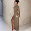 Avelora | High Neck Bodycon Mini Dress