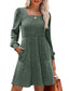 Zovira | Ribbed Knit Long Sleeve Sweater Dress