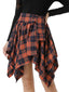 Taryn | Asymmetrical Plaid Grunge Skirt