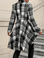 "Heritage" Asymmetric Plaid Shacket