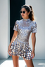 Djenna | High Neck Mini Dress