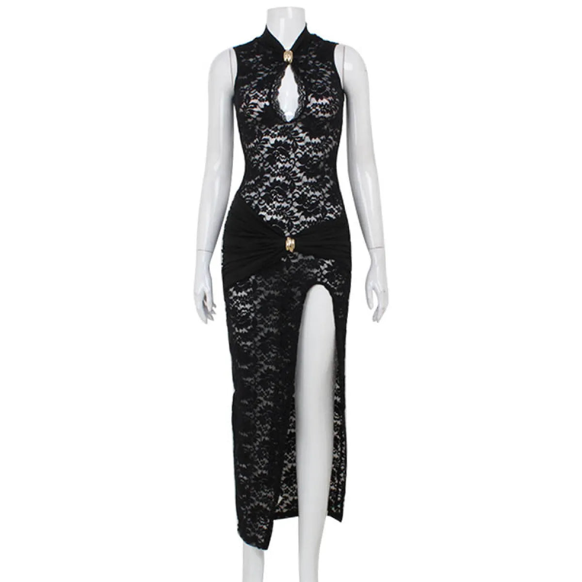 After Dusk Maxi Slit Dress