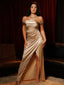 “Xena” Satin Draped Gown