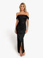 “Xena” Satin Draped Gown