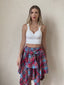 Taryn | Asymmetrical Plaid Grunge Skirt