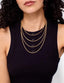 "Gemma" Rainbow Gemstone Chain Necklace