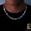 "Gemma" Rainbow Gemstone Chain Necklace