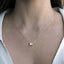 "Lyra" Solitaire 1.5 Carat Necklace