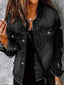 "Classic Edge" Distressed Denim Jacket