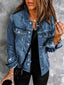"Classic Edge" Distressed Denim Jacket