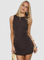 Mivorra | Black Tie-Back Sleeveless Romper