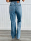Riley Vintage Distressed Straight Jeans