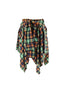 Taryn | Asymmetrical Plaid Grunge Skirt