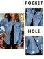 Isolde | Distressed Denim Jacket