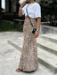 Saskia | Statement Leopard Print Maxi Skirt