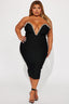 ✨ “Zoey” Cutout Midi Dress – Effortlessly Bold