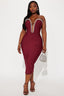 ✨ “Zoey” Cutout Midi Dress – Effortlessly Bold