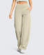 AirFlow Crossover Waist Wide-Leg Pants