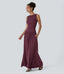 "Calla" Ruched Bodice Maxi Dress