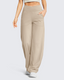 AirFlow Crossover Waist Wide-Leg Pants