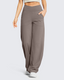 AirFlow Crossover Waist Wide-Leg Pants
