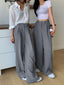 "Kade" Soft Tailored Wide-Leg Pants