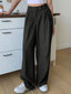"Kade" Soft Tailored Wide-Leg Pants