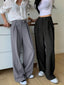 "Kade" Soft Tailored Wide-Leg Pants