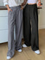 "Kade" Soft Tailored Wide-Leg Pants