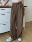 "Kade" Soft Tailored Wide-Leg Pants