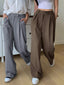 "Kade" Soft Tailored Wide-Leg Pants