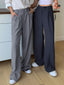 "Kade" Soft Tailored Wide-Leg Pants
