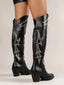 "Dallas" Embroidered Western Boots