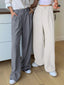 "Kade" Soft Tailored Wide-Leg Pants