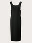 "Selene" Sculpted Backless Midi Dress