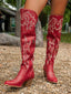 "Dallas" Embroidered Western Boots