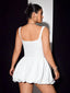 Kuvira | Square Neck Bubble Mini Dress