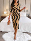 "Orivelle" Tie-Dye Bodycon Midi