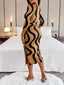 "Orivelle" Tie-Dye Bodycon Midi