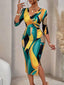 "Orivelle" Tie-Dye Bodycon Midi