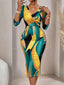 "Orivelle" Tie-Dye Bodycon Midi