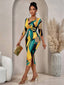"Orivelle" Tie-Dye Bodycon Midi