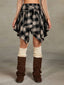 Rebelyn | Asymmetrical Plaid Festival Skirt