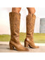 "Raven" Embroidered Western Boots