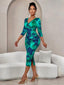 "Orivelle" Tie-Dye Bodycon Midi