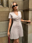 Olivora | Knit Button-Down Mini Dress